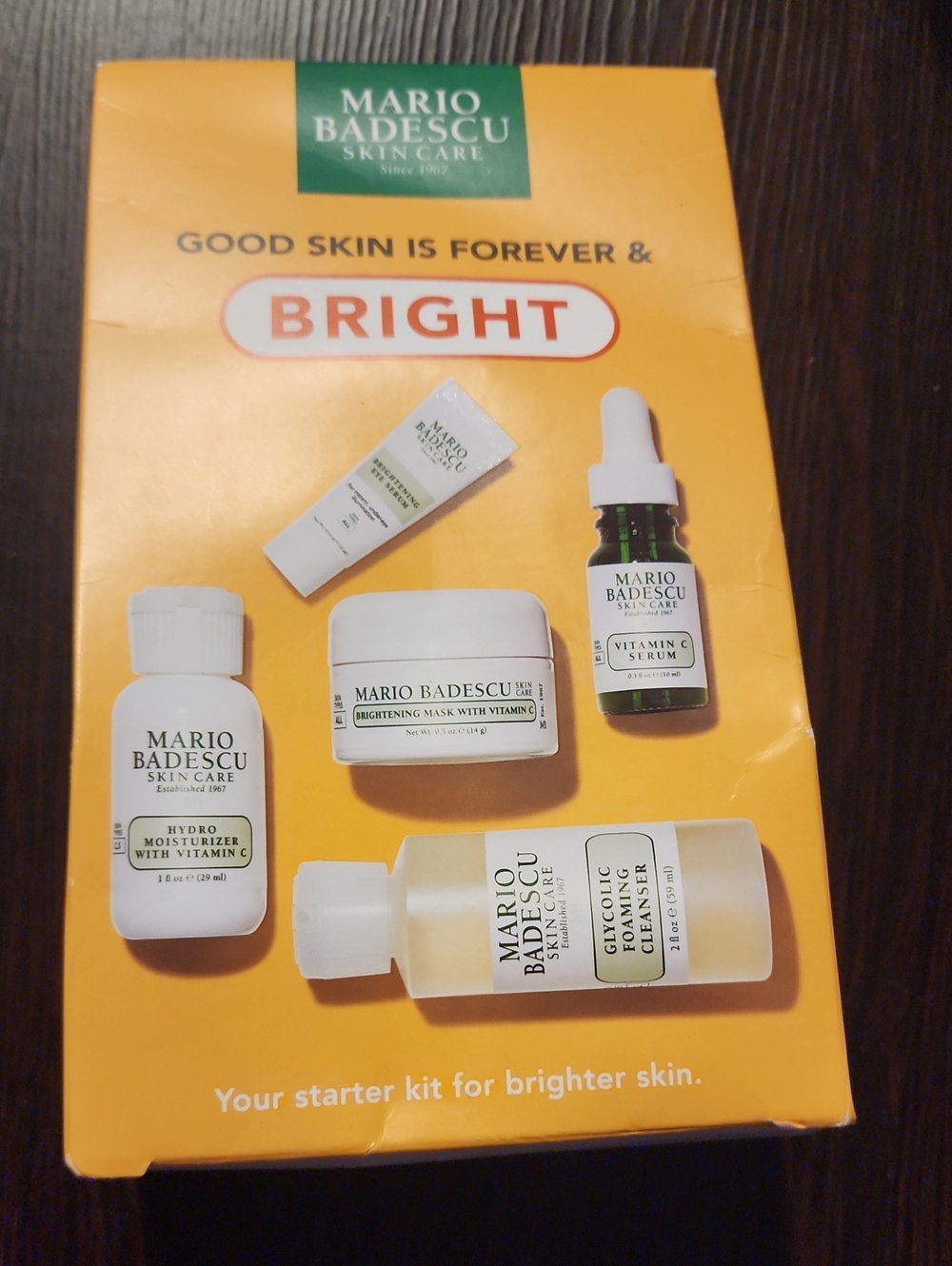 Mario Badescu Brightening Starter Kit – Yellow Packaging